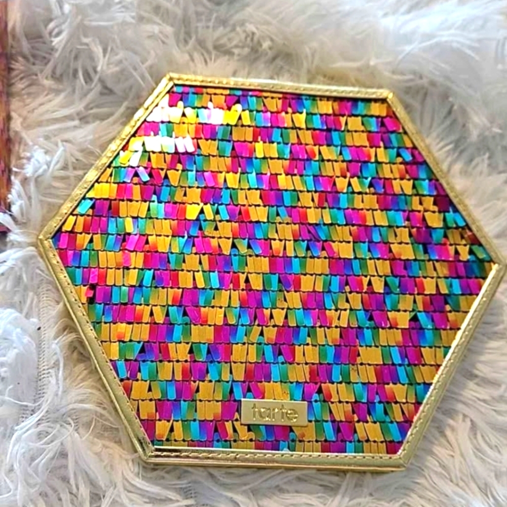 NEW TARTE SEQUIN POP DROP PARADISE EMPTY CUSTOM MAGNETIC MAKEUP PALETTE